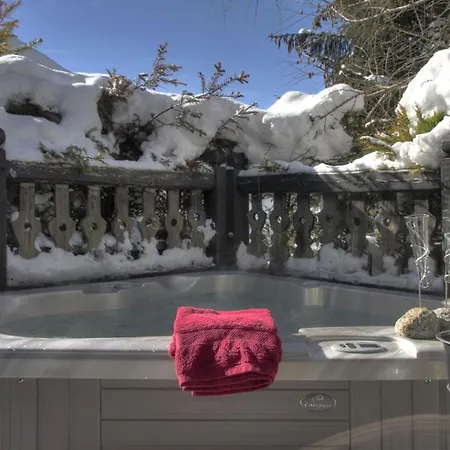 ホテル Les De Philippe Avec Jacuzzis Privatifs シャモニー