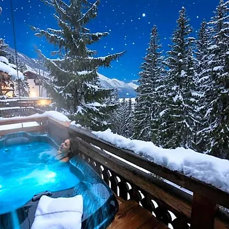 Hotel Les De Philippe Avec Jacuzzis Privatifs Chamonix